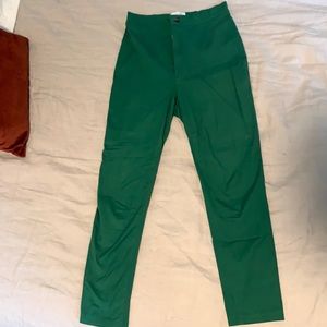 UO green cigarette pants